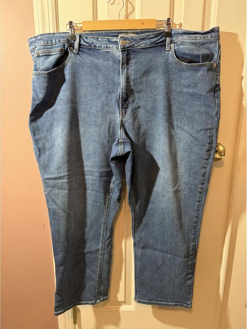 JUST USA Abigail High Rise Skinny Flare Jeans Womens Plus Size 24